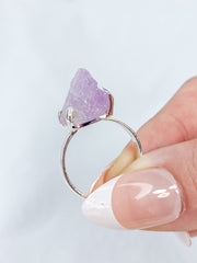 Kunzite Sterling Silver Ring