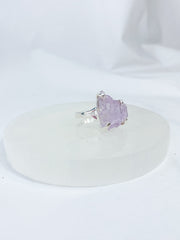 Kunzite Sterling Silver Ring