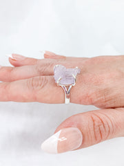Kunzite Sterling Silver Ring
