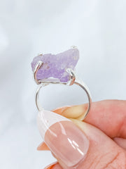 Kunzite Sterling Silver Ring