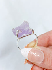 Kunzite Sterling Silver Ring