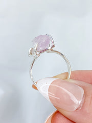 Kunzite Sterling Silver Ring