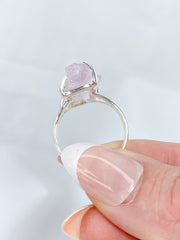 Kunzite Sterling Silver Ring