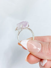 Kunzite Sterling Silver Ring