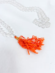 Clear Quartz 108 Mala Beads