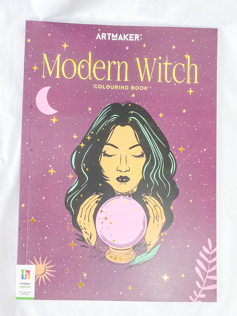 Modern Witch Colouring Book