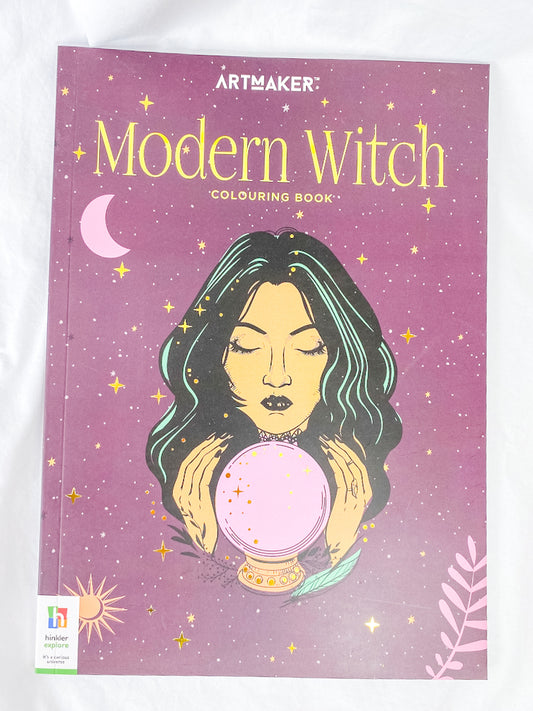 Modern Witch Colouring Book