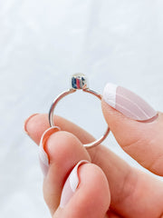 Ethiopian Opal Sterling Silver Ring