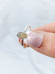 Ethiopian Opal Sterling Silver Ring
