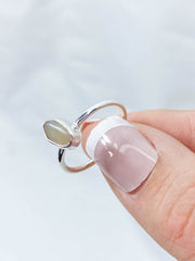 Ethiopian Opal Sterling Silver Ring