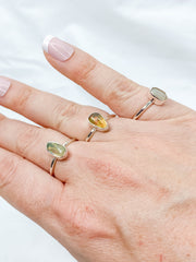 Ethiopian Opal Sterling Silver Ring