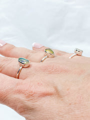 Ethiopian Opal Sterling Silver Ring