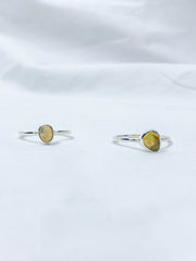 Ethiopian Opal Sterling Silver Ring