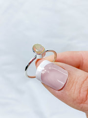 Ethiopian Opal Sterling Silver Ring