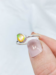Ethiopian Opal Sterling Silver Ring