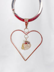 Love Crystals Keyring Rose Quartz