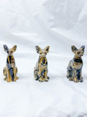Jasper Sphynx Cat Carving