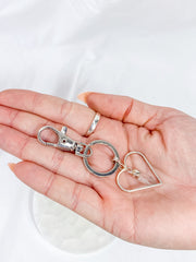 Love Crystals Keyring Clear Quartz