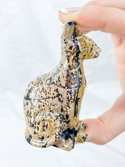 Jasper Sphynx Cat Carving