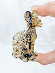 Jasper Sphynx Cat Carving