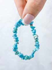 Turquoise Chip Bracelet