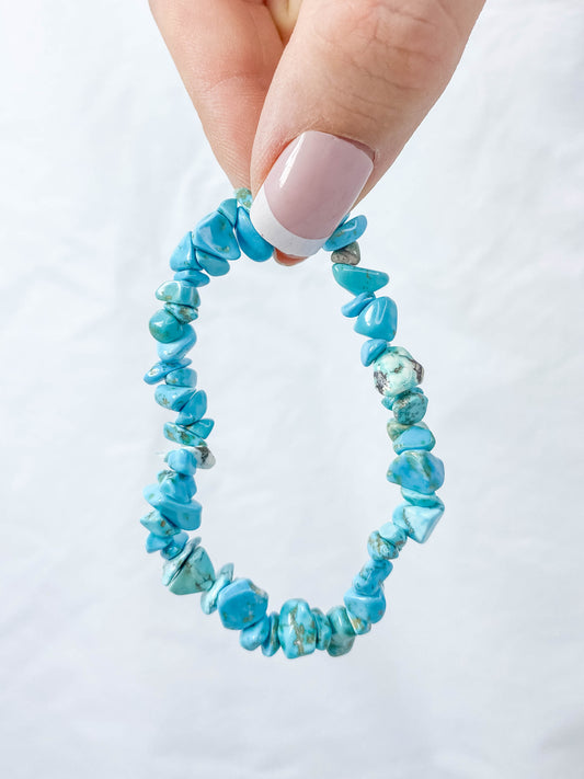 Turquoise Chip Bracelet