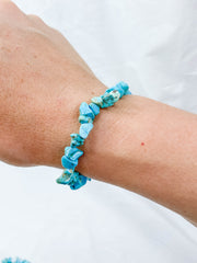 Turquoise Chip Bracelet