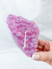 Sweet Dreams Crystal Cluster Candle