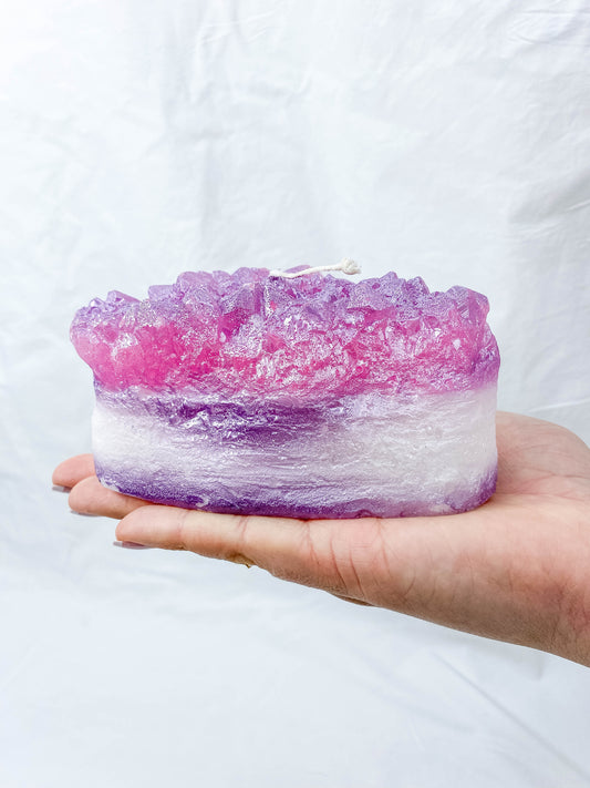 Sweet Dreams Crystal Cluster Candle