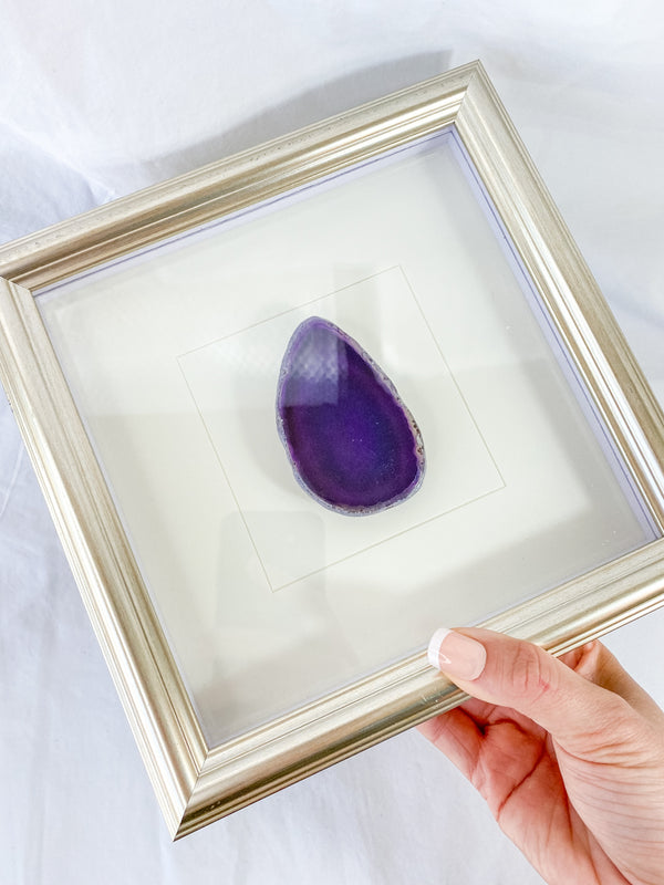 Agate Picture Frame | Peace