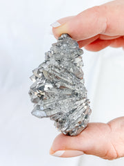 Amethyst Silver Titanium Treated Cluster 45g