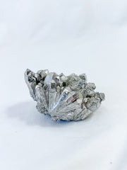 Amethyst Silver Titanium Treated Cluster 37g