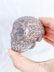 Lepidolite Skull 258g