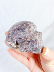 Lepidolite Skull 258g