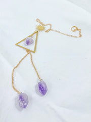 Amethyst Triangle SunCatcher