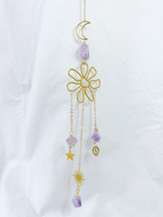 Amethyst Flower SunCatcher