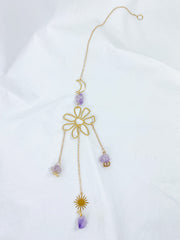 Amethyst Flower SunCatcher