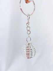 Spiral Keyring | Silver