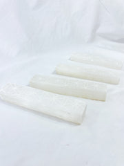 Selenite Seed of Life Natural Wand | Small