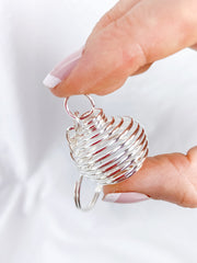 Spiral Keyring | Silver