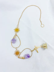 Amethyst Bell TearDrop SunCatcher