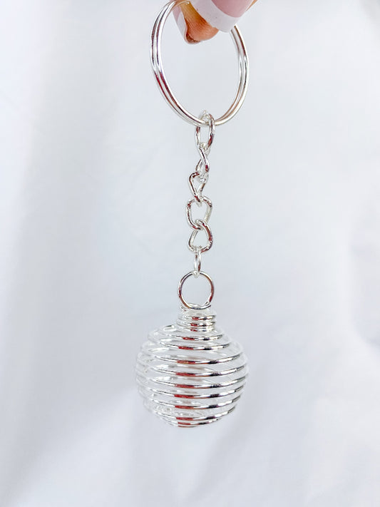 Spiral Keyring | Silver