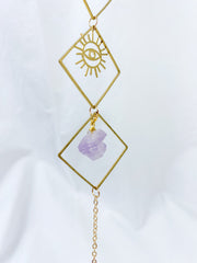 Amethyst Third Eye Fairy SunCatcher