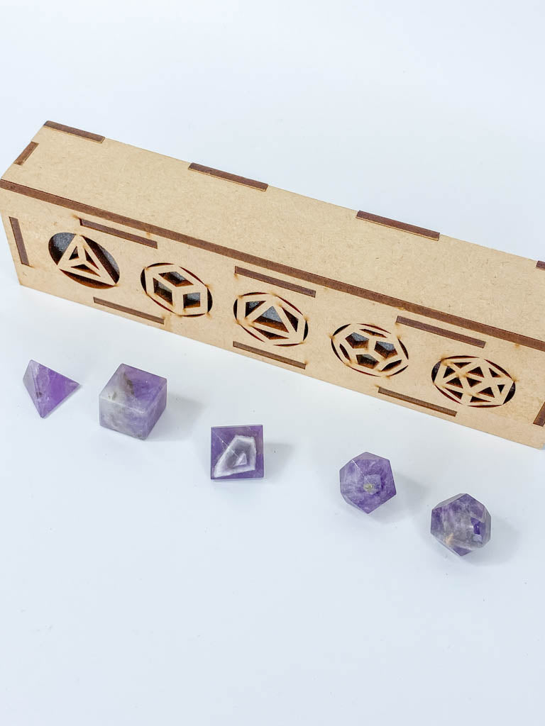 Platonic Solid Sacred Geometry | Amethyst