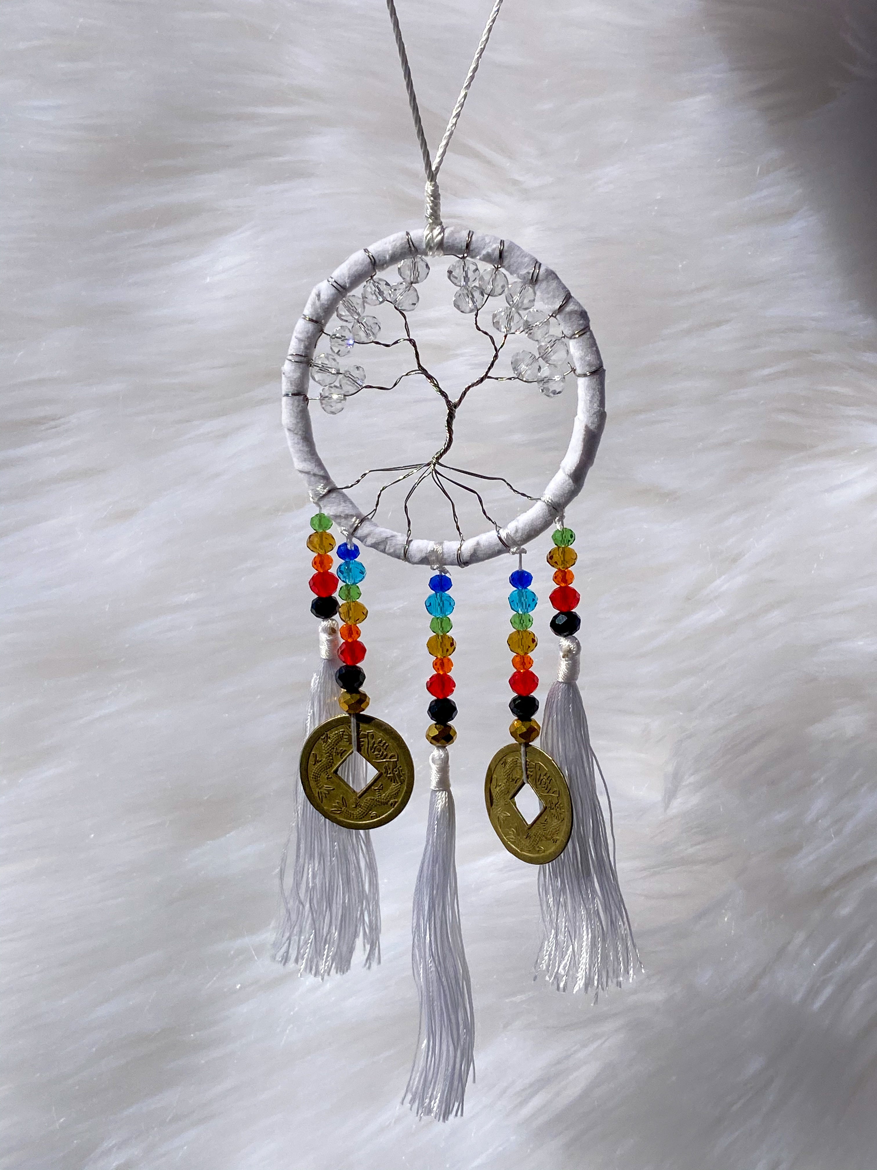 Tree of Life Peace Chakra Dream Catcher