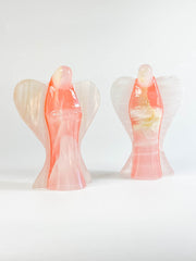 Onyx Orange Angel Carving