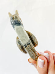 Jasper Snail Carving