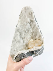 Chalcedony with Calcite Cut Base Cluster 2kg