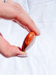 Peach MoonStone Heart | Small