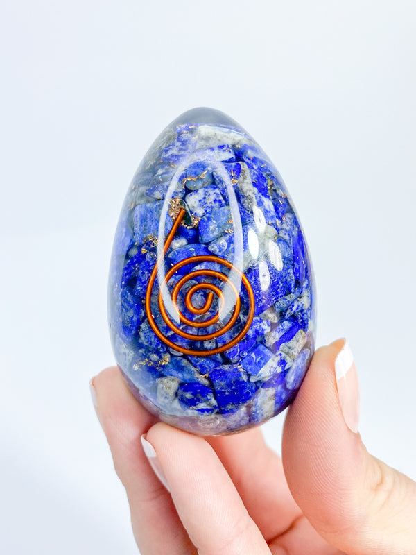Orgonite Lapis Lazuli Egg | X Large